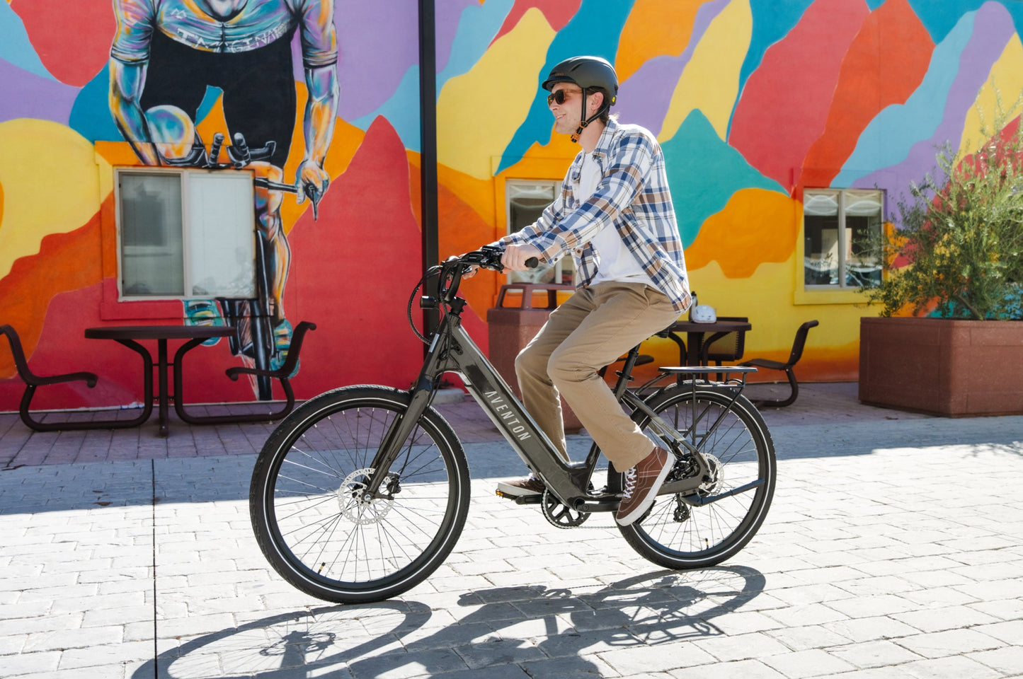 Aventon Pace 4 Step-Through Electric Cruiser Bike 500W