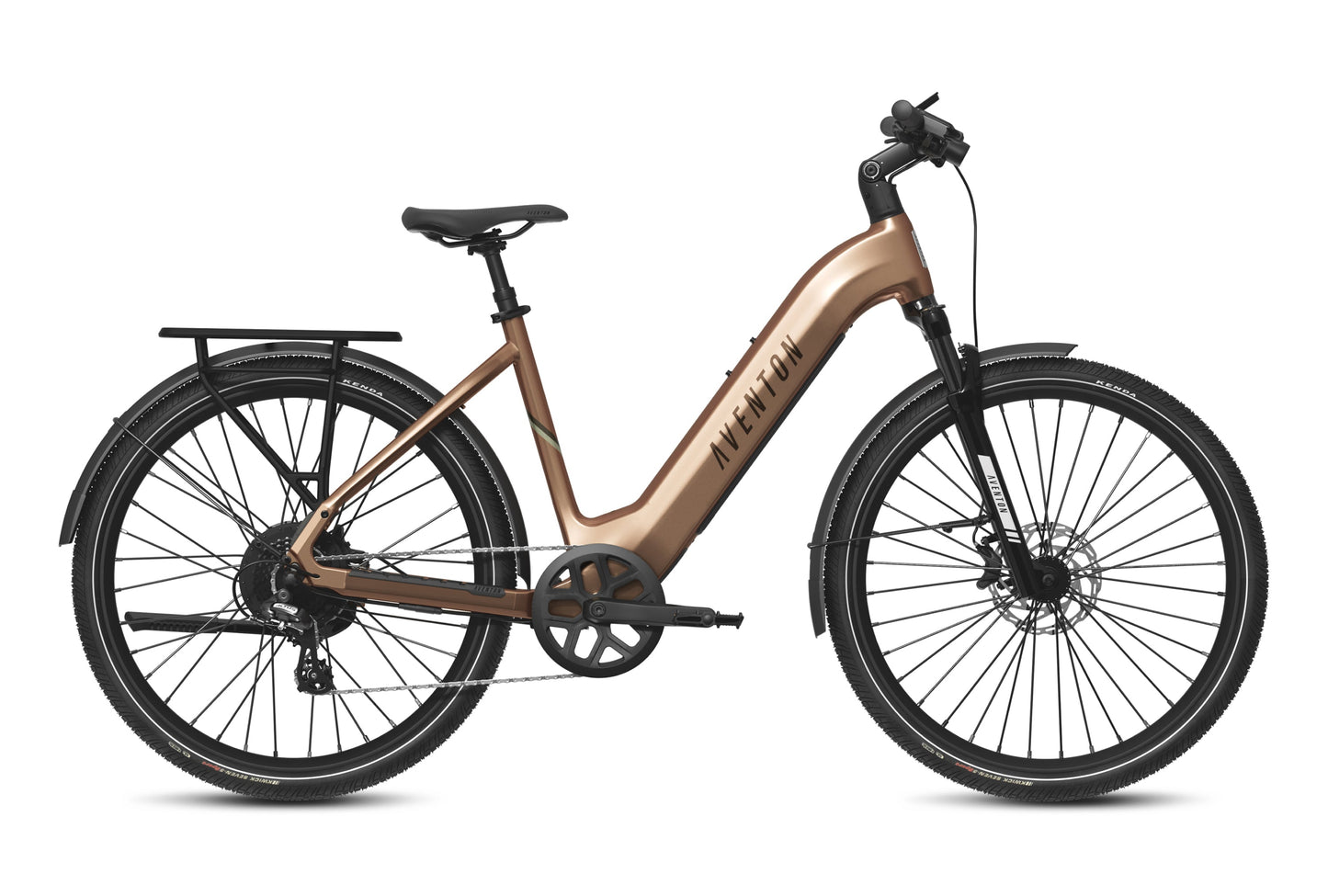 Aventon Level 3 Step-Through Electric Commuter Bike, Multi-Terrain