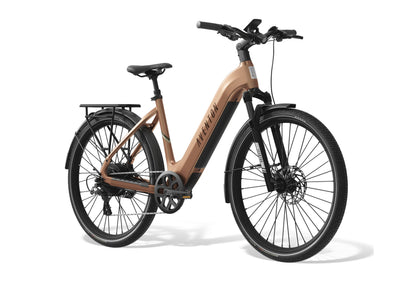 Aventon Level 3 Step-Through Electric Commuter Bike, Multi-Terrain