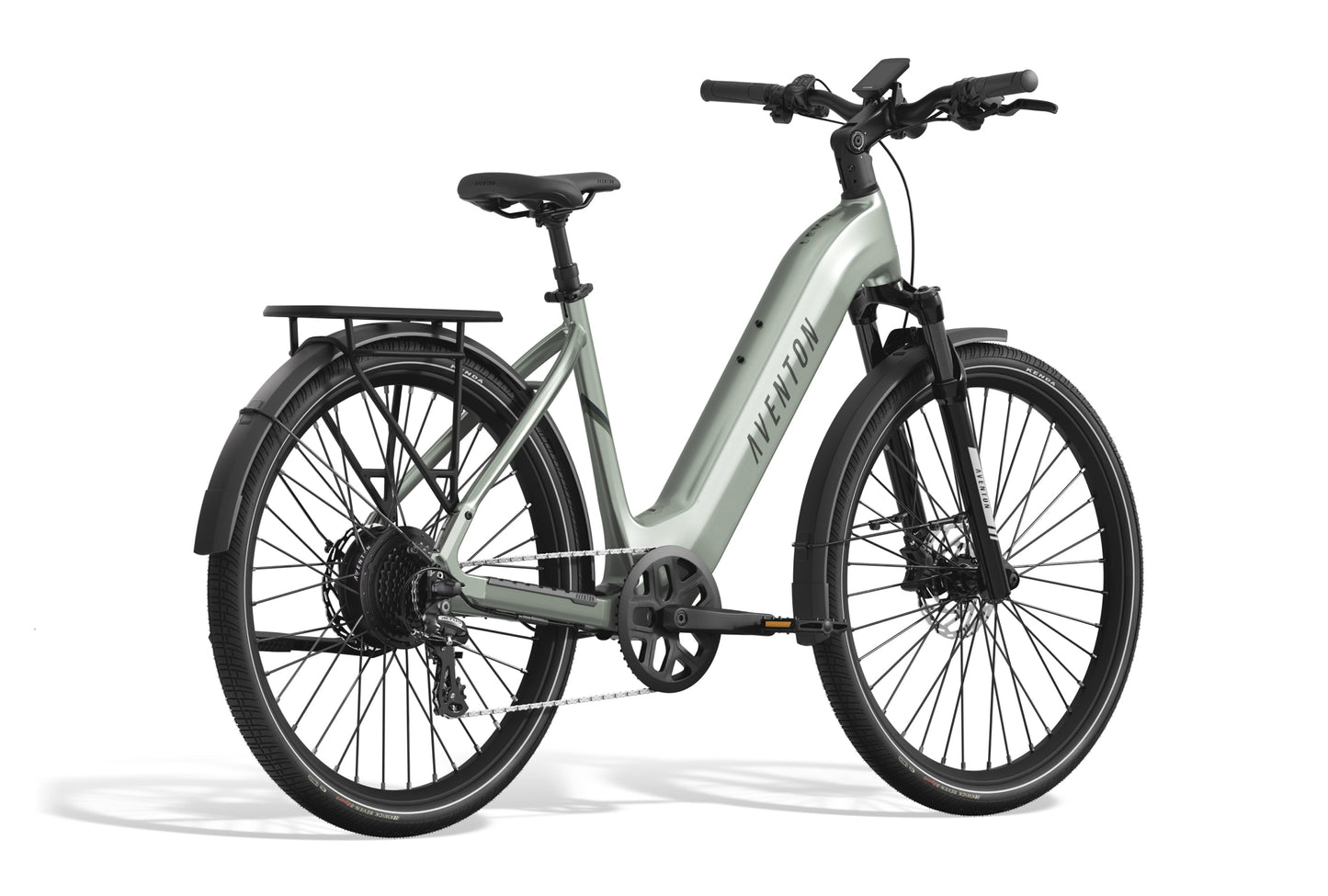 Aventon Level 3 Step-Through Electric Commuter Bike, Multi-Terrain