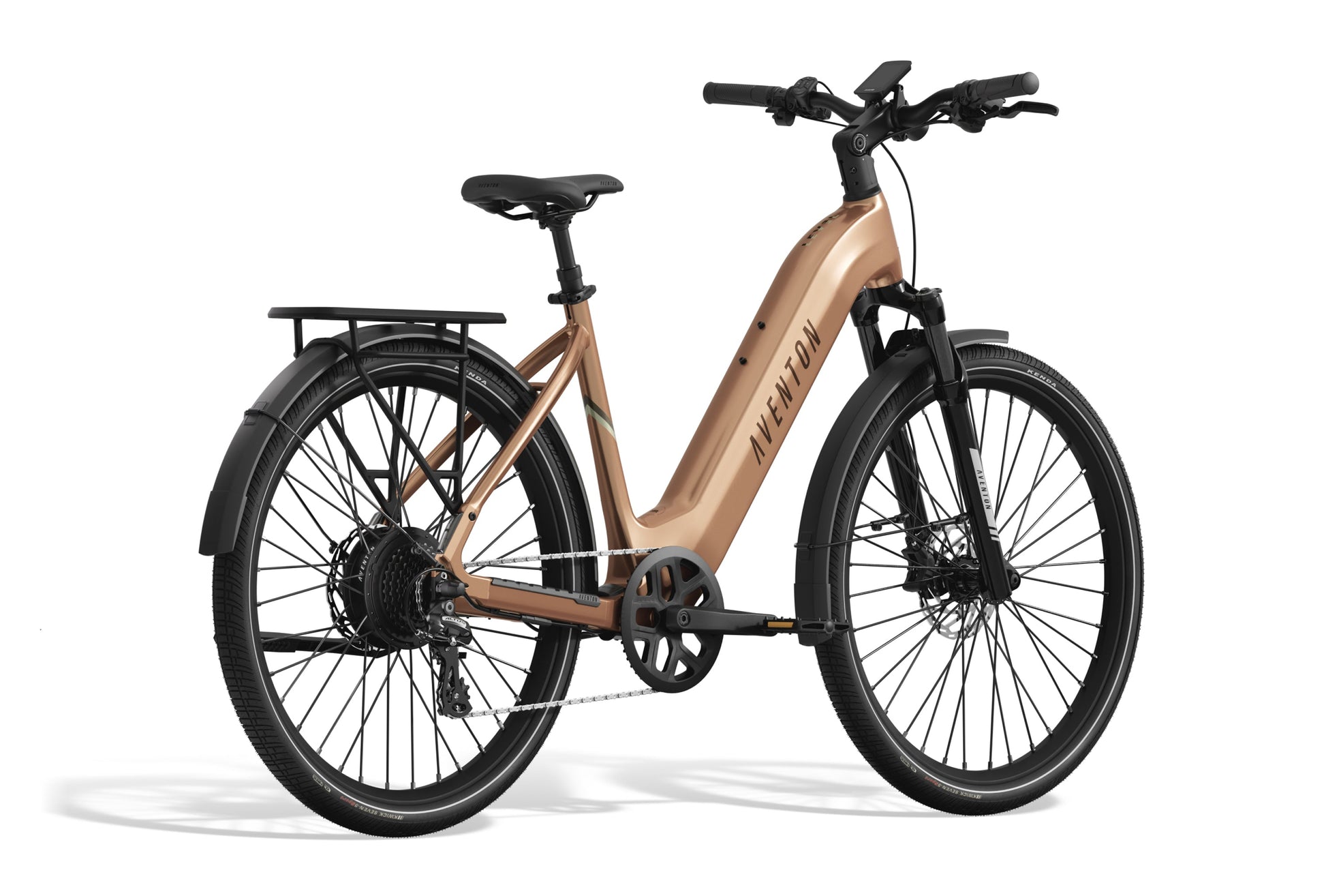 Aventon Level 3 Step-Through Electric Commuter Bike, Multi-Terrain