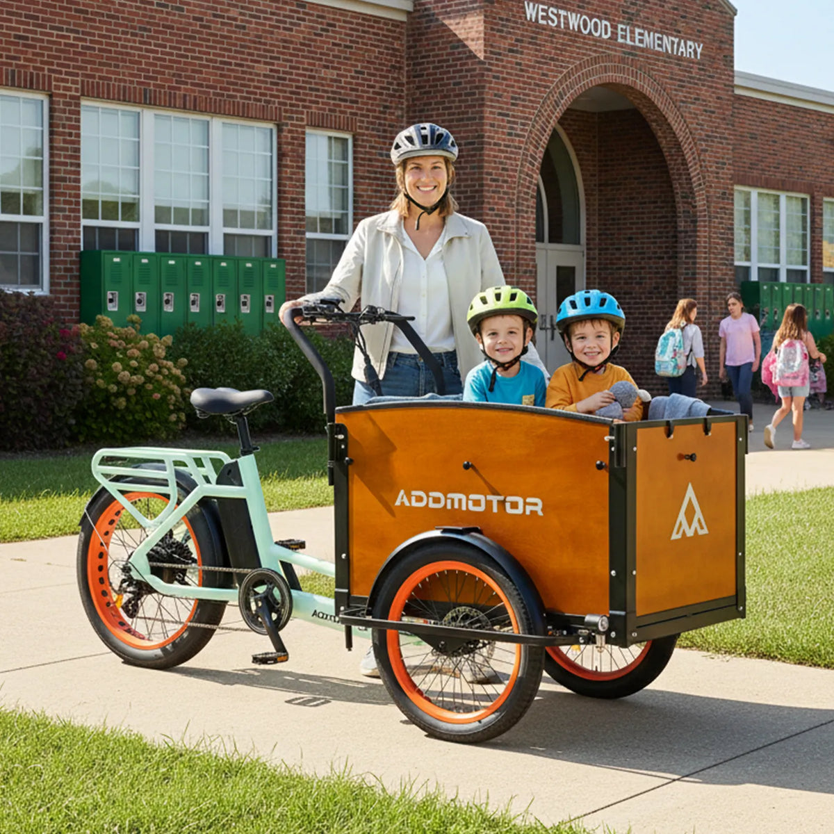 Addmotor E-325 750 Family Electric Cargo Trike