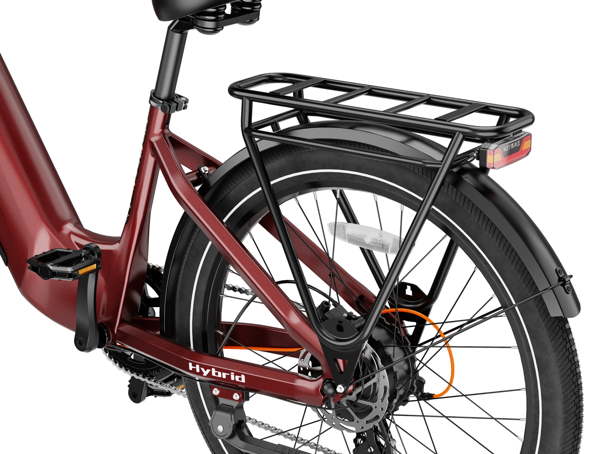 Heybike Hybrid Long Range Electric Commuter Bike 750W Peak