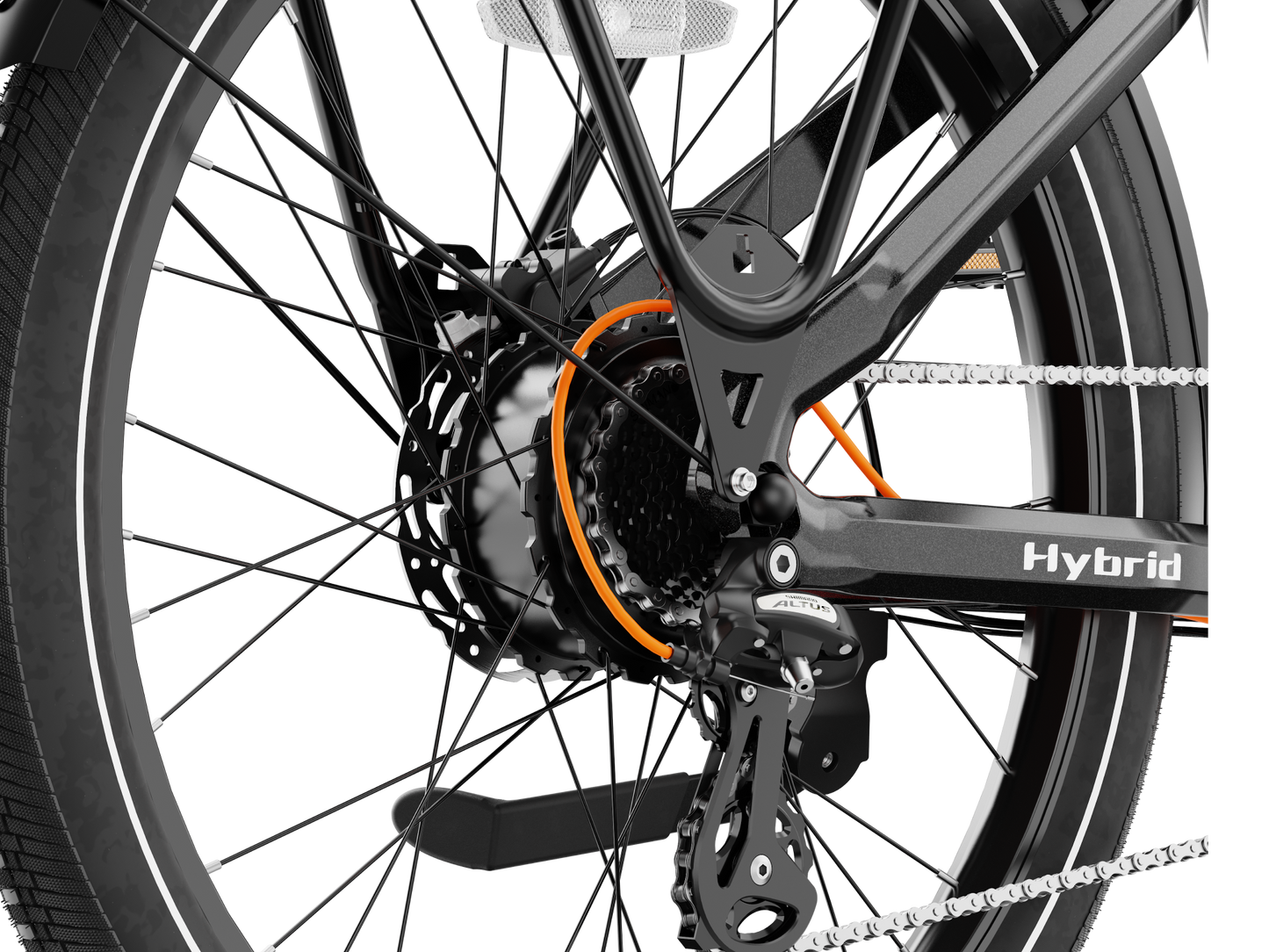 Heybike Hybrid Long Range Electric Commuter Bike 750W Peak
