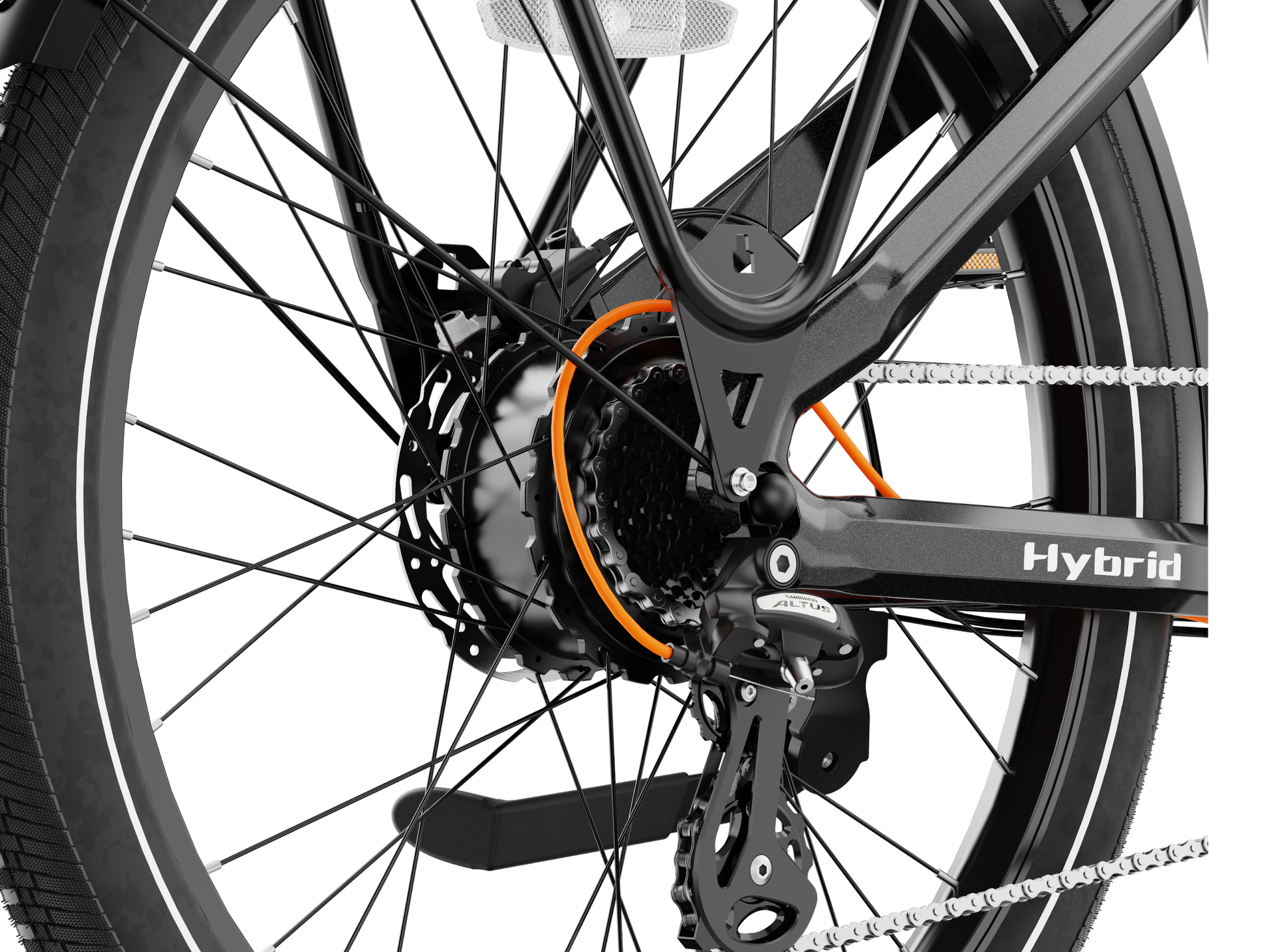 Heybike Hybrid Long Range Electric Commuter Bike 750W Peak