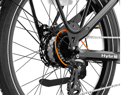 Heybike Hybrid Long Range Electric Commuter Bike 750W Peak
