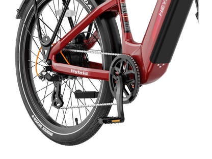 Heybike Hybrid Long Range Electric Commuter Bike 750W Peak