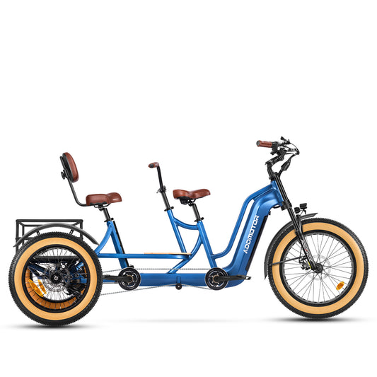 Addmotor M-380 750 Step-Thru Tandem Electric Trike