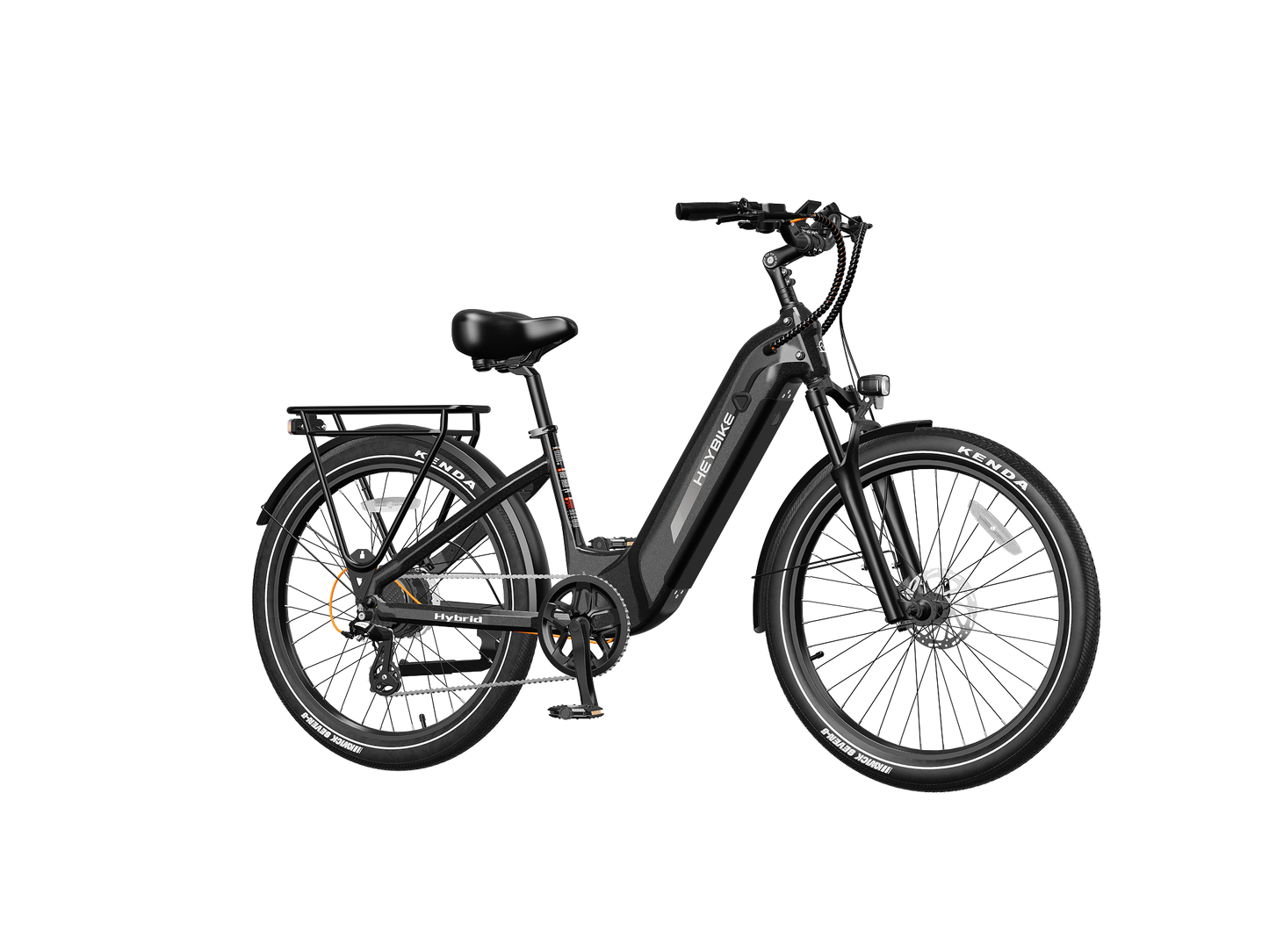 Heybike Hybrid Long Range Electric Commuter Bike 750W Peak