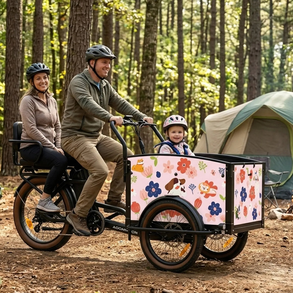 Addmotor E-325 750 Family Electric Cargo Trike