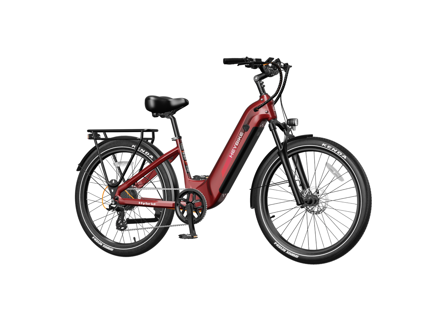 Heybike Hybrid Long Range Electric Commuter Bike 750W Peak