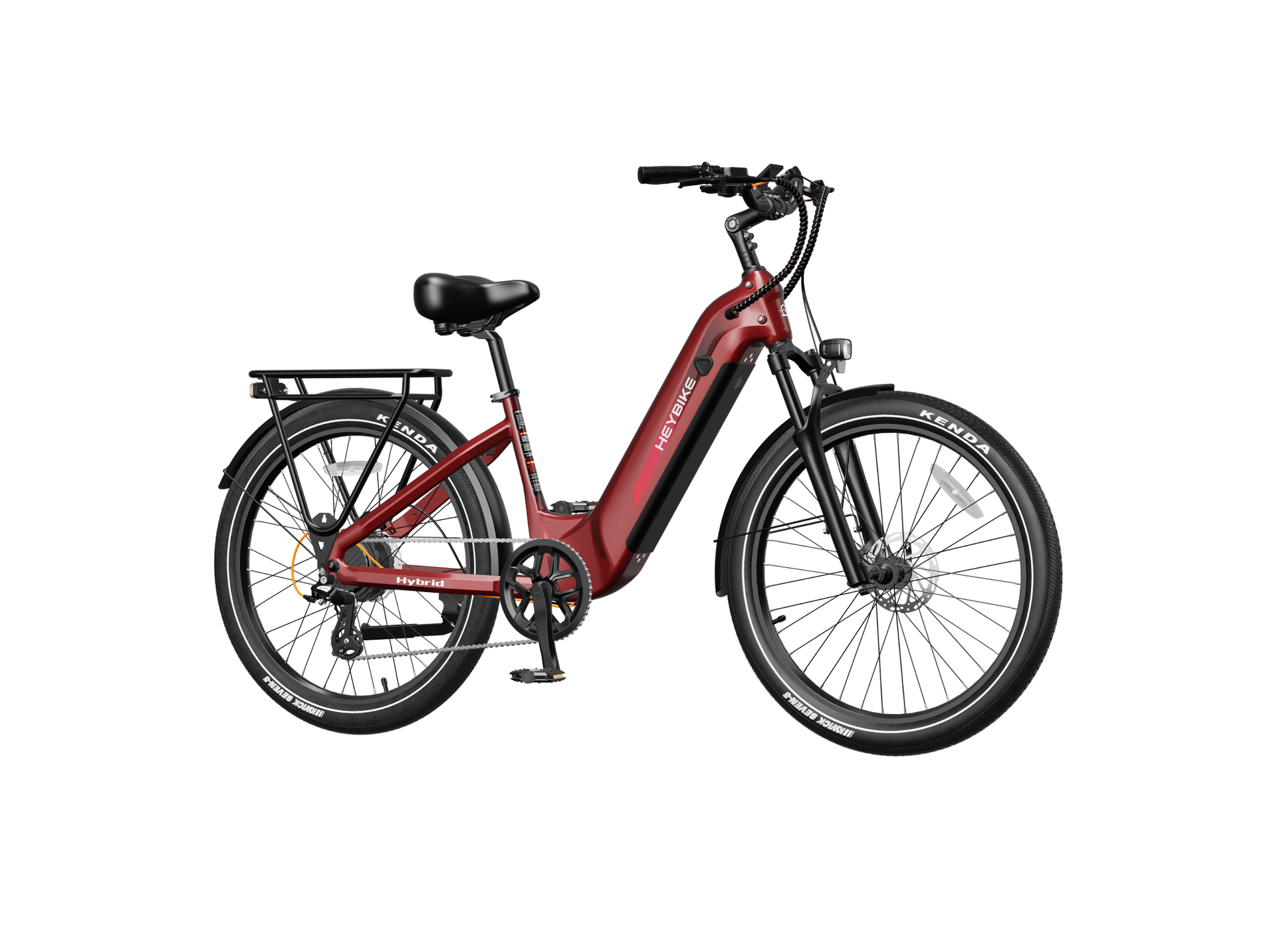Heybike Hybrid Long Range Electric Commuter Bike 750W Peak