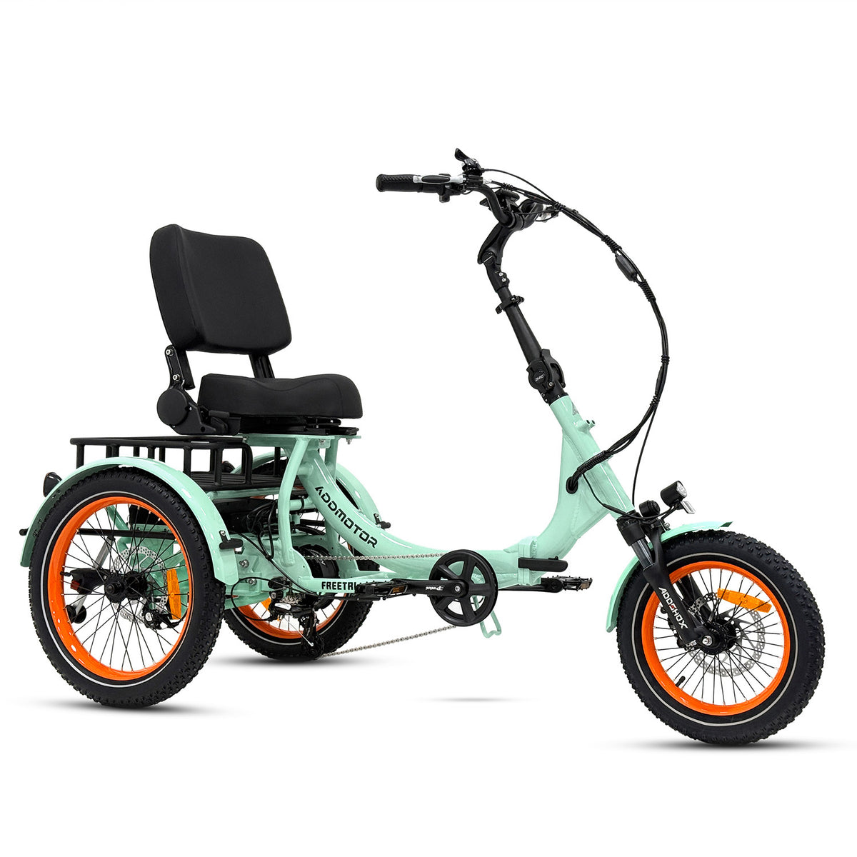Addmotor Freetri E-361 750 Folding Semi-Recumbent Electric Trike