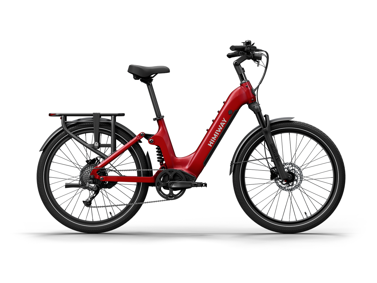 Himiway A7 Full Suspension Step-Thru Commuter eBike