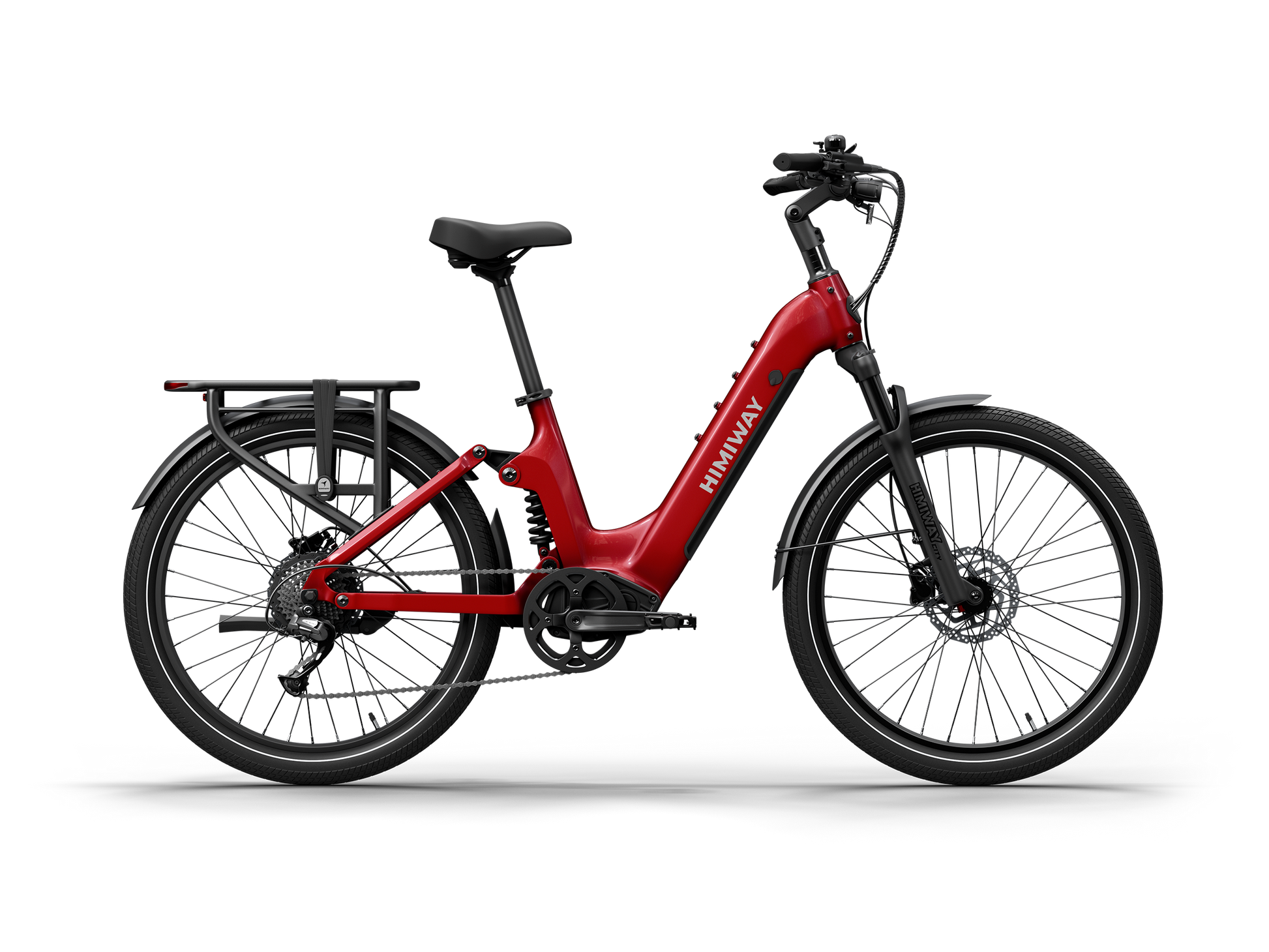 Himiway A7 Full Suspension Step-Thru Commuter eBike