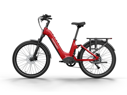 Himiway A7 Full Suspension Step-Thru Commuter eBike