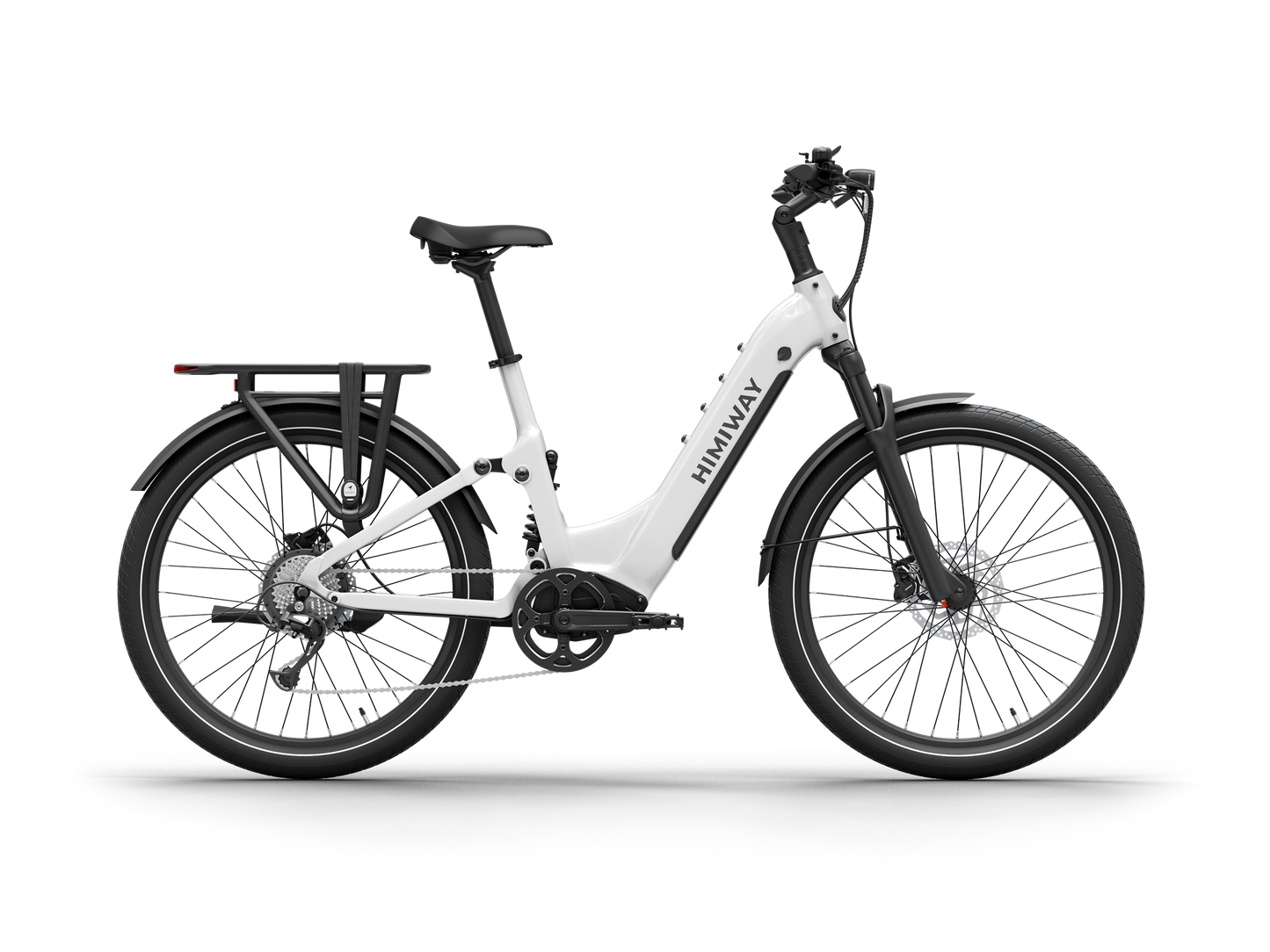 Himiway A7 Full Suspension Step-Thru Commuter eBike