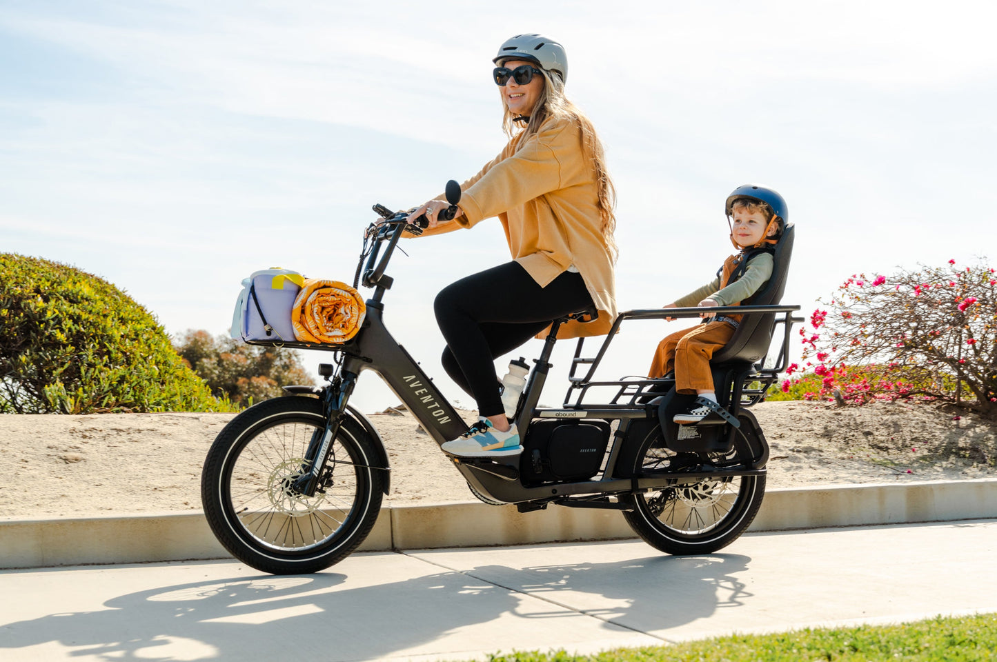 Aventon Abound LR Electric Cargo Bike with 750W Motor