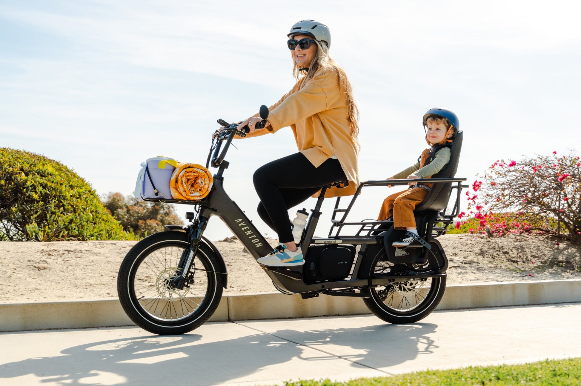 Aventon Abound LR Electric Cargo Bike with 750W Motor