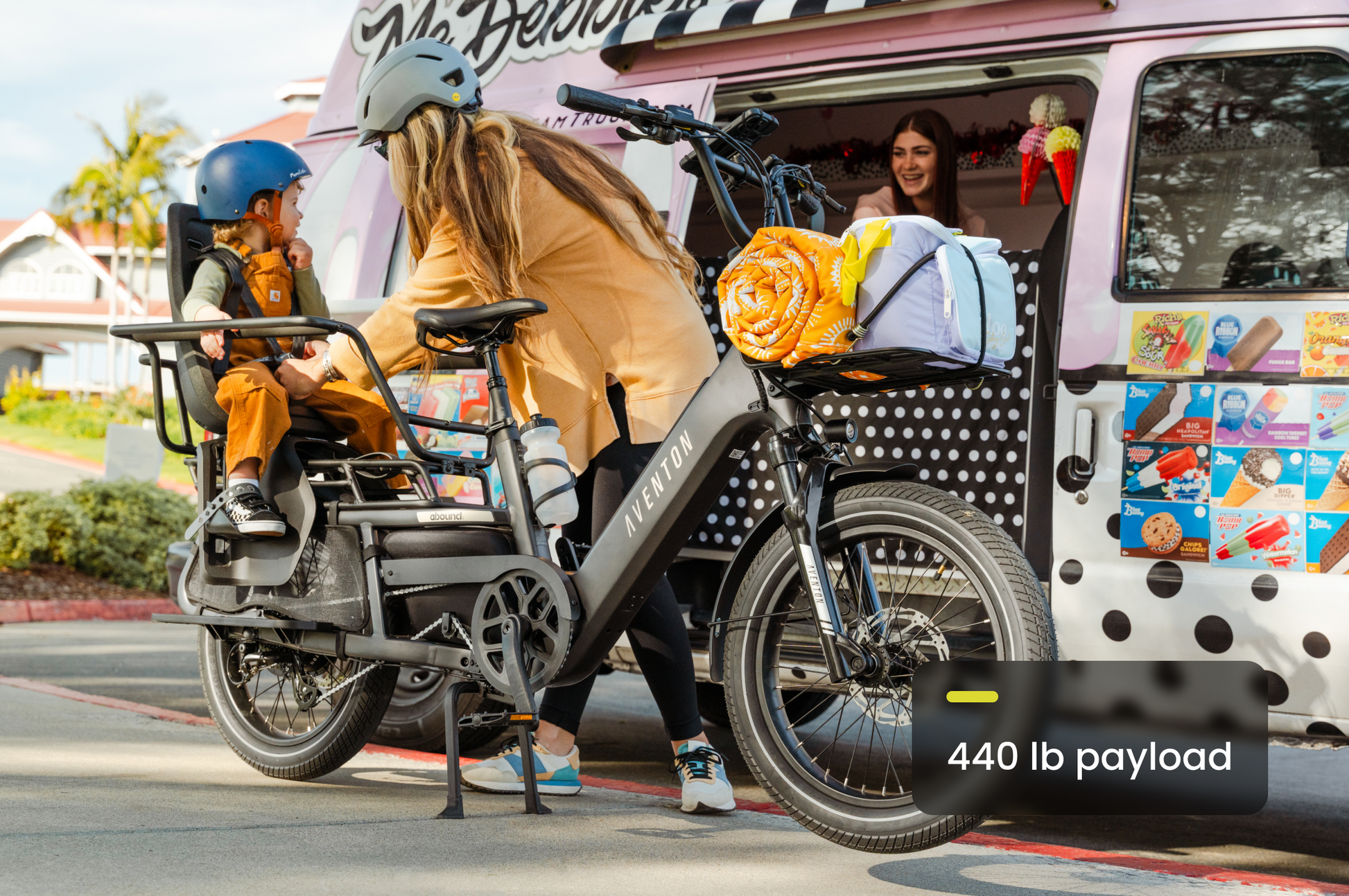 Aventon Abound LR Electric Cargo Bike with 750W Motor