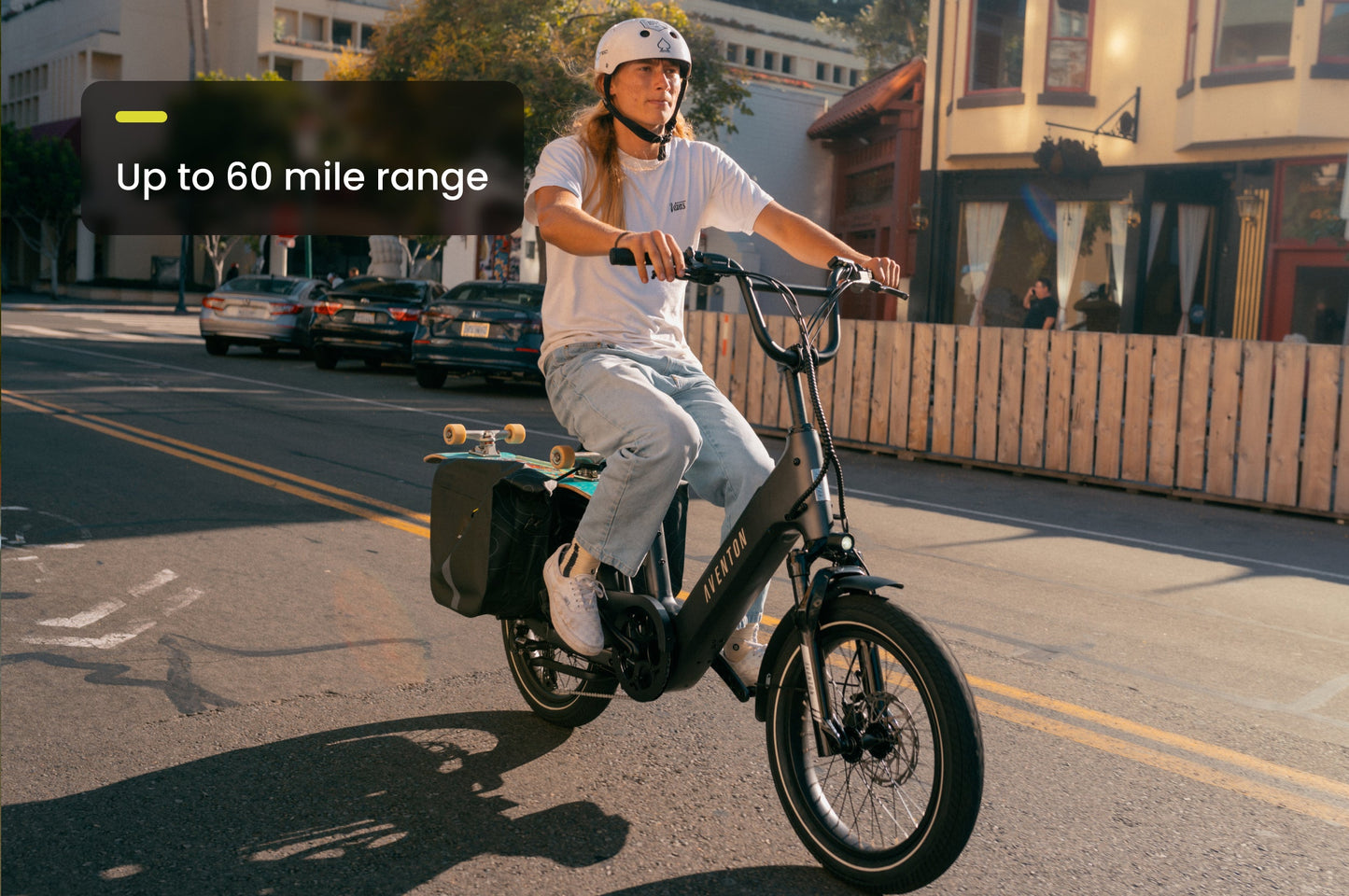 Aventon Bikes Abound SR Electric Cargo Bike 750W Motor