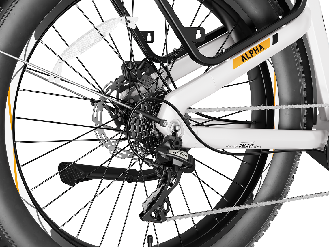 Heybike ALPHA Fat Tire Electric Bike 105Nm Mid-Drive