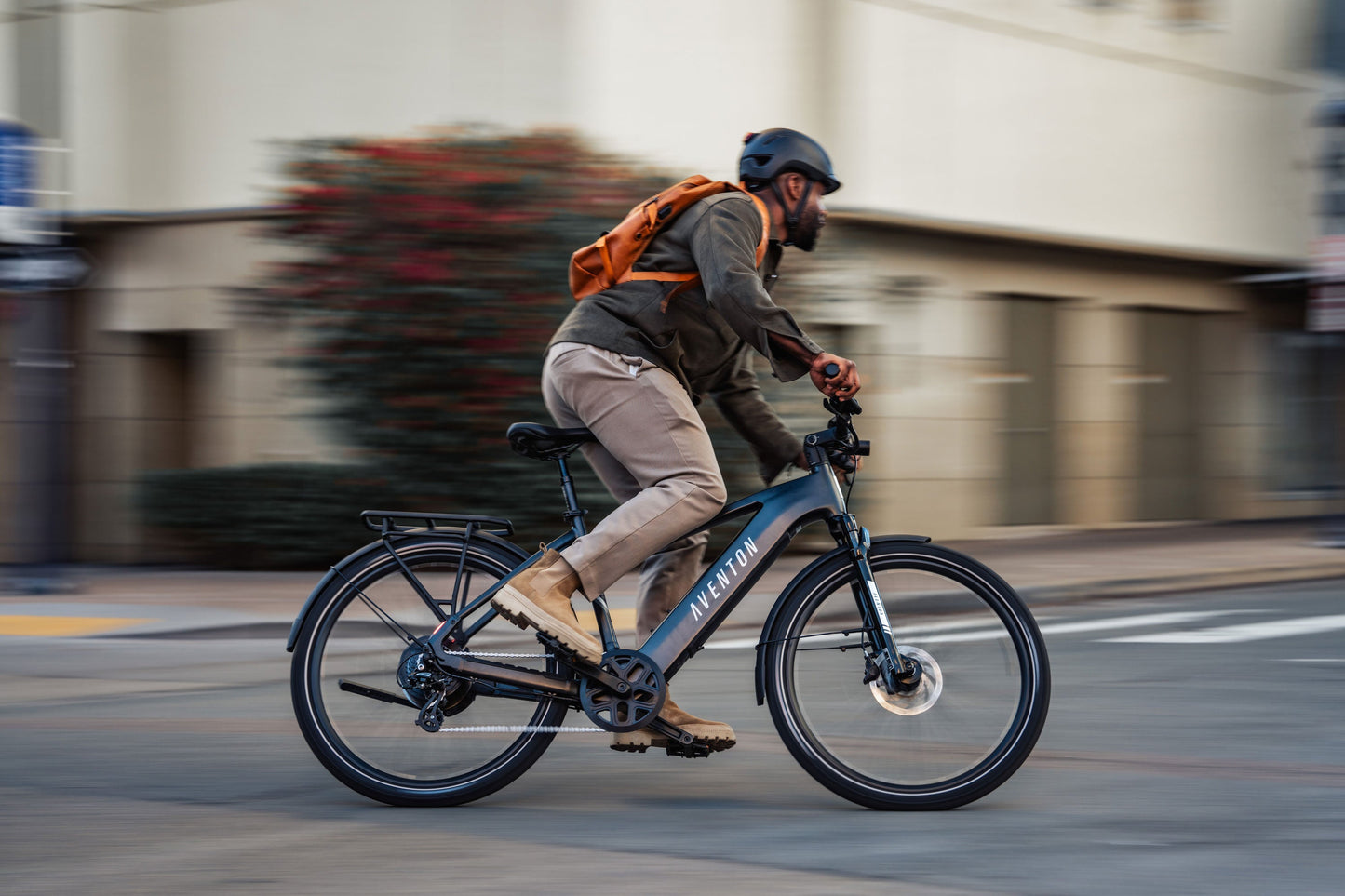 Aventon Level 3 Step-Through Electric Commuter Bike, Multi-Terrain