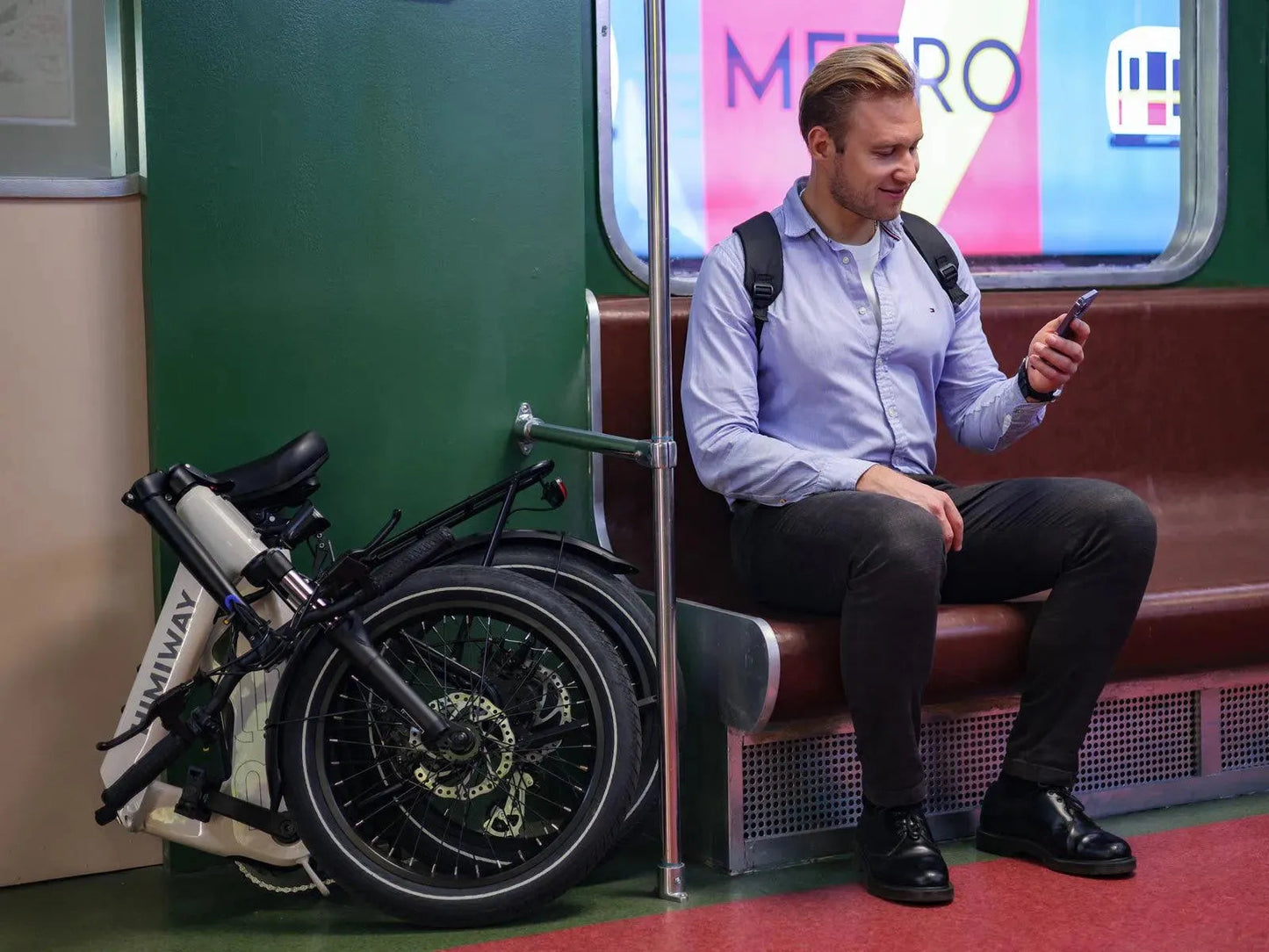 Himiway B3 Foldable Electric Commuter Bike 70-Mile Range