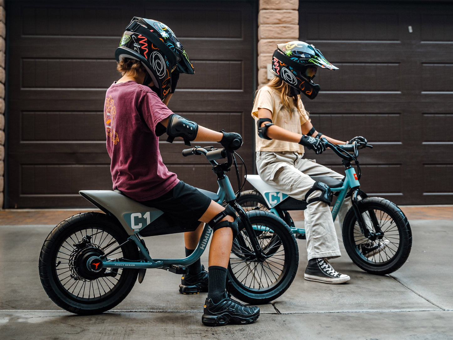 Himiway C1 Kids Electric Bike 16-Inch Fat Tire Adjustable Speed