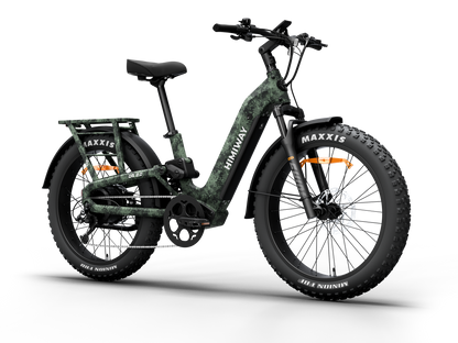 Himiway D5 2.0 Camo Full-Suspension Fat Tire Electric Hunting Bike