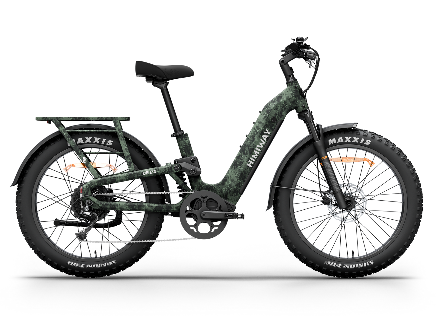 Himiway D5 2.0 Camo Full-Suspension Fat Tire Electric Hunting Bike