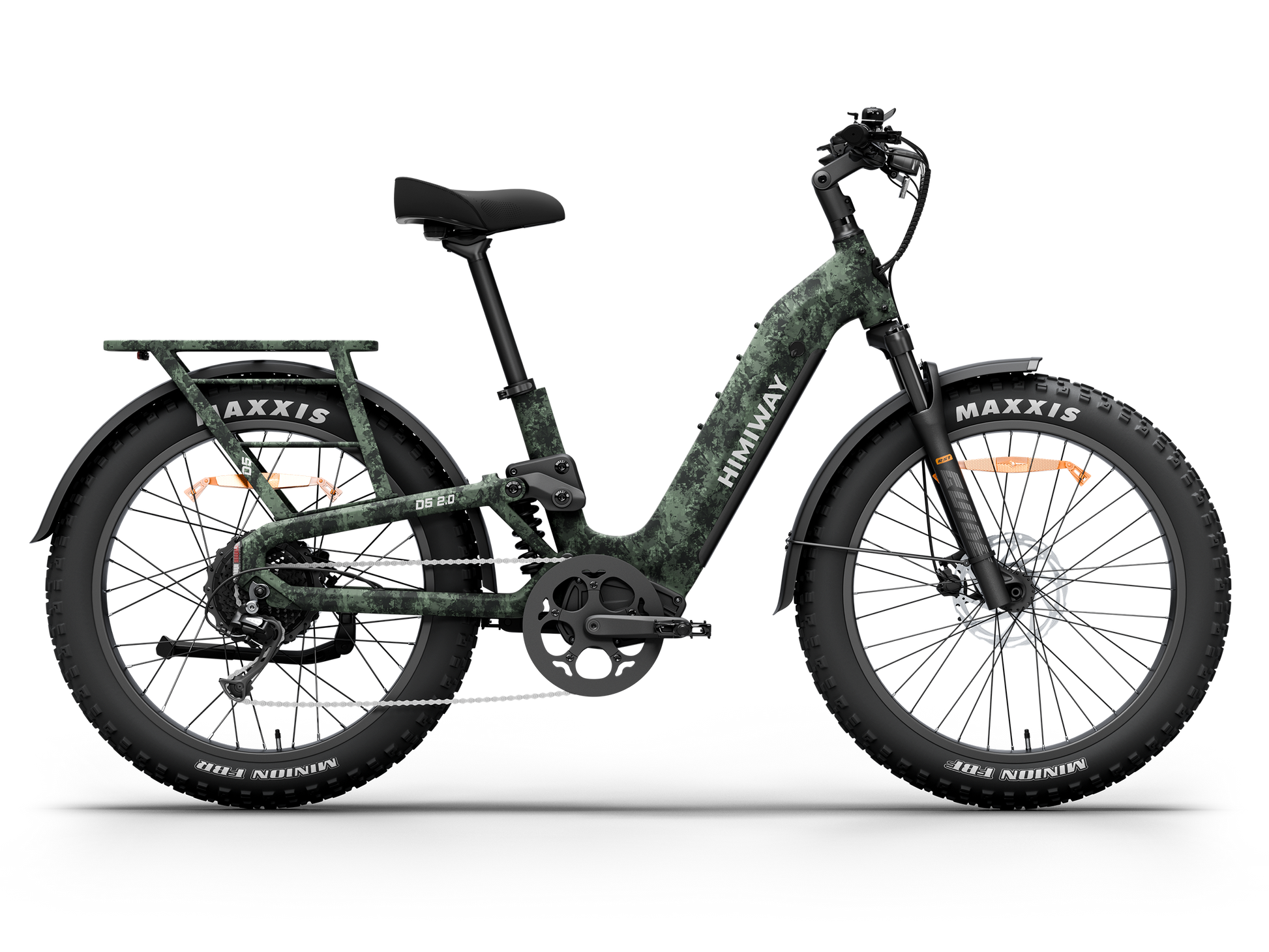 Himiway D5 2.0 Camo Full-Suspension Fat Tire Electric Hunting Bike