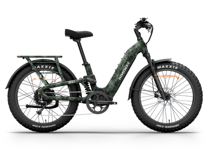 Himiway D5 2.0 Camo Full-Suspension Fat Tire Electric Hunting Bike