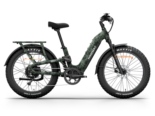 Himiway D5 2.0 Camo Full-Suspension Fat Tire Electric Hunting Bike