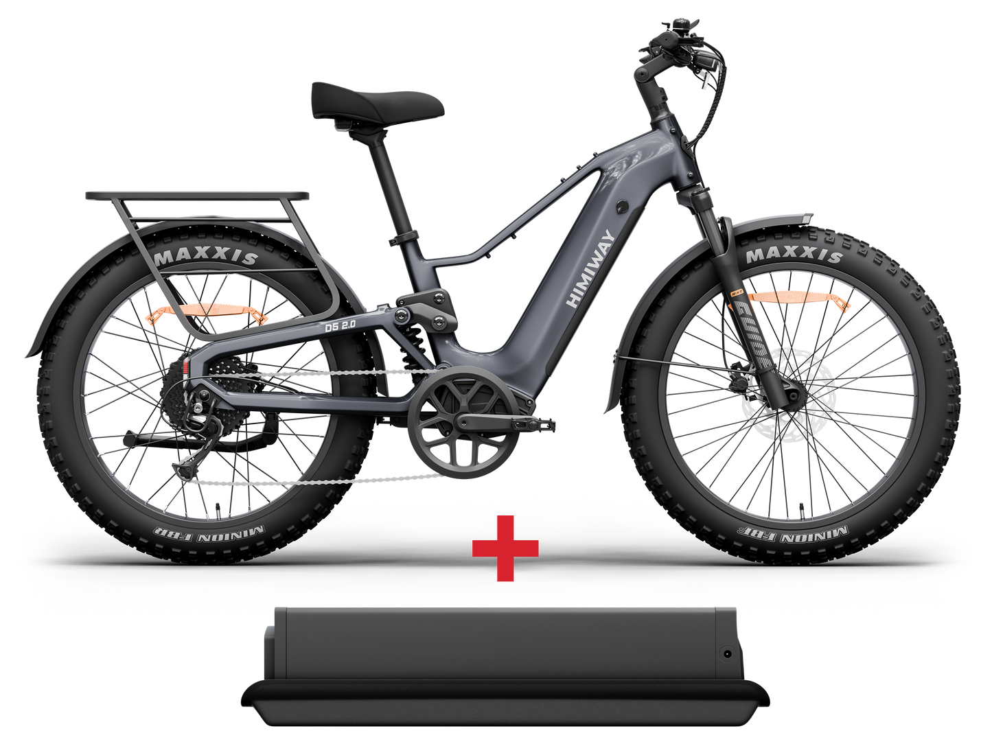 Himiway D5 2.0 Full-Suspension Electric Bike for All-Terrain Riding