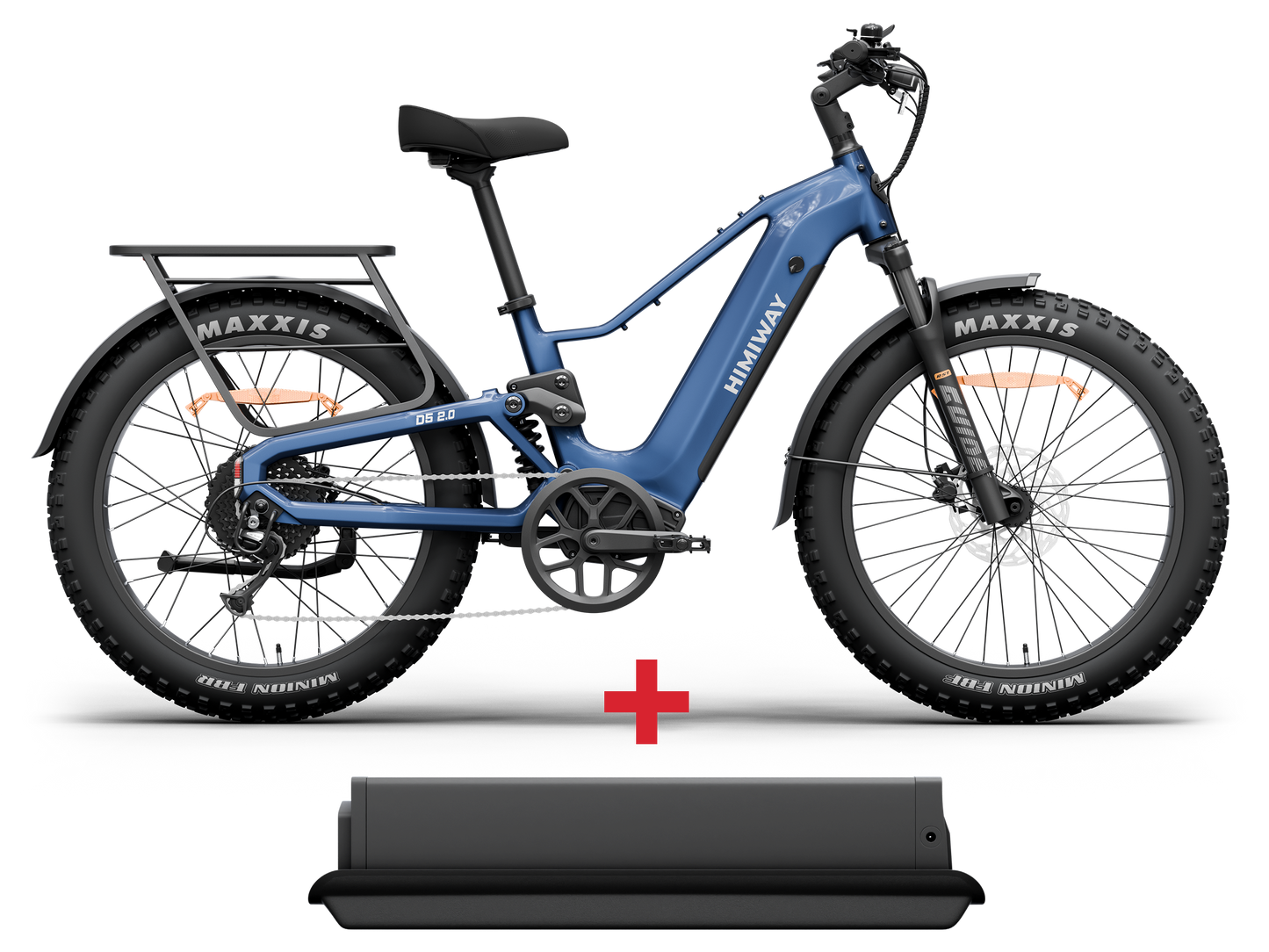 Himiway D5 2.0 Full-Suspension Electric Bike for All-Terrain Riding