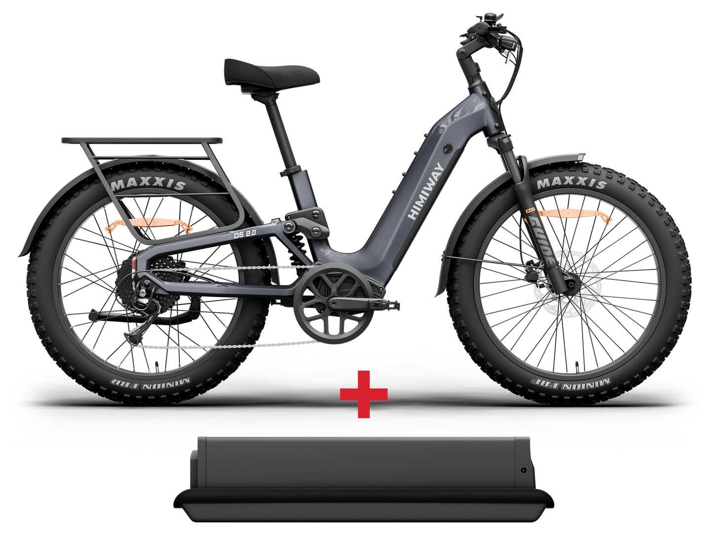 Himiway D5 2.0 ST Electric Bike Full-Suspension Step-Through