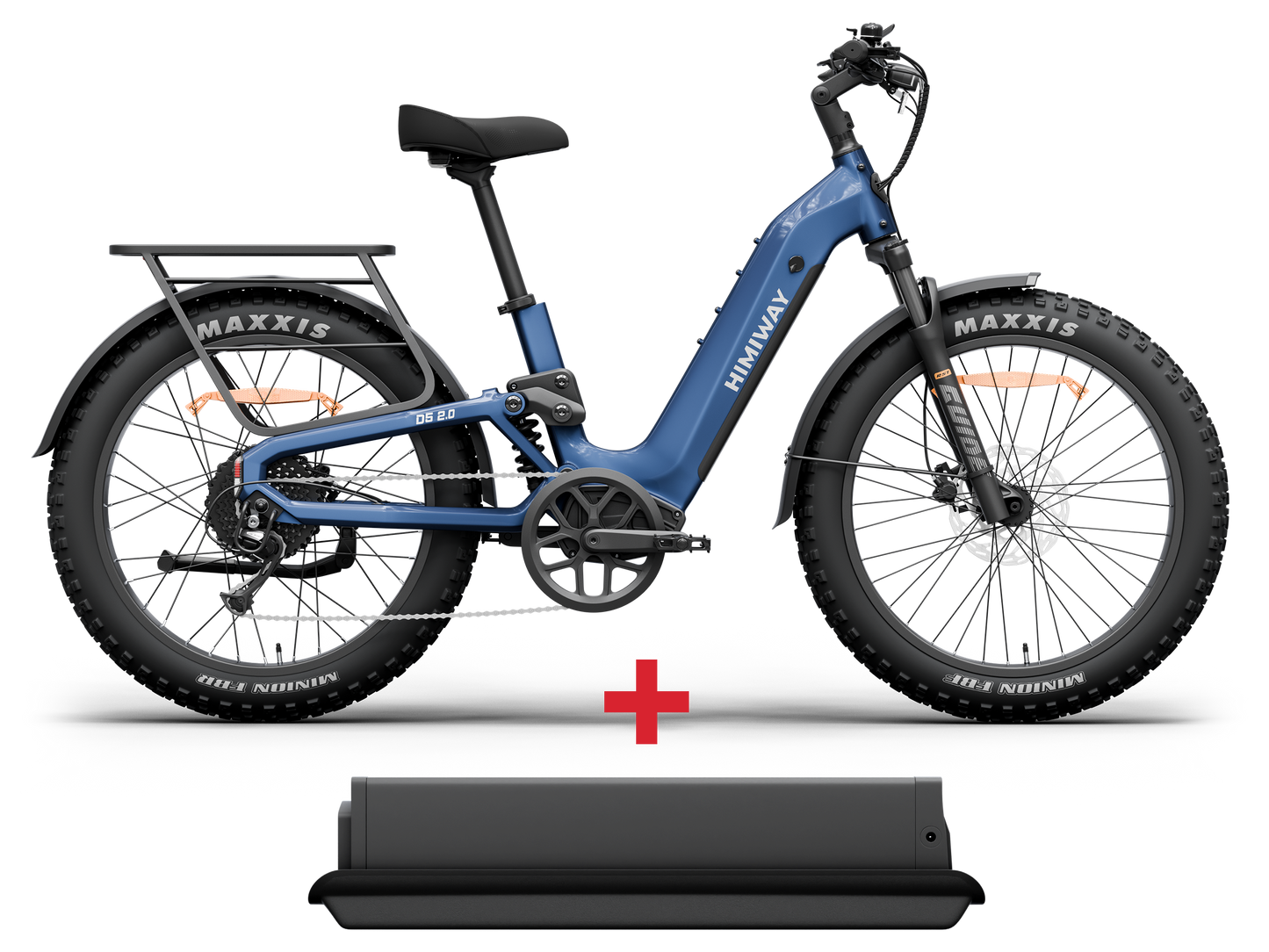 Himiway D5 2.0 ST Electric Bike Full-Suspension Step-Through