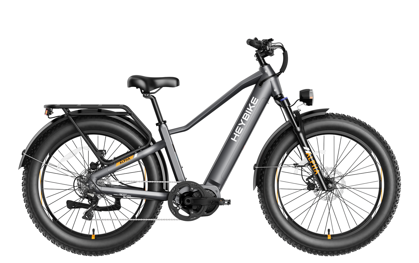 Heybike ALPHA Fat Tire Electric Bike 105Nm Mid-Drive