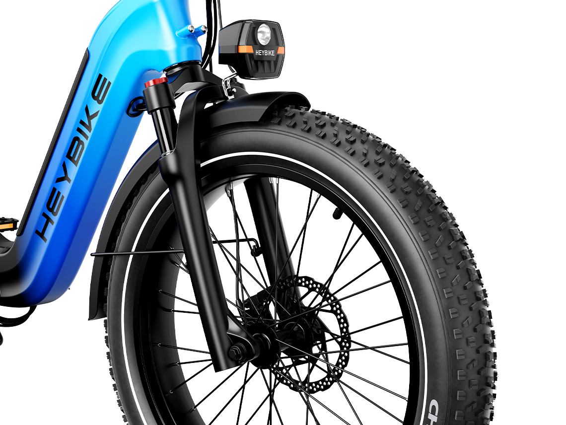 Heybike Horizon 24-Inch Fat Tire Folding Electric Bike 750W