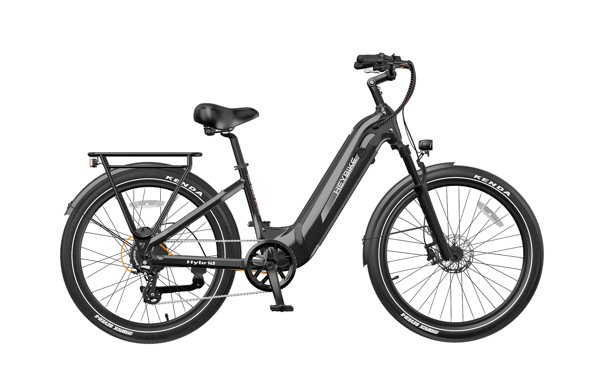 Heybike Hybrid Long Range Electric Commuter Bike 750W Peak
