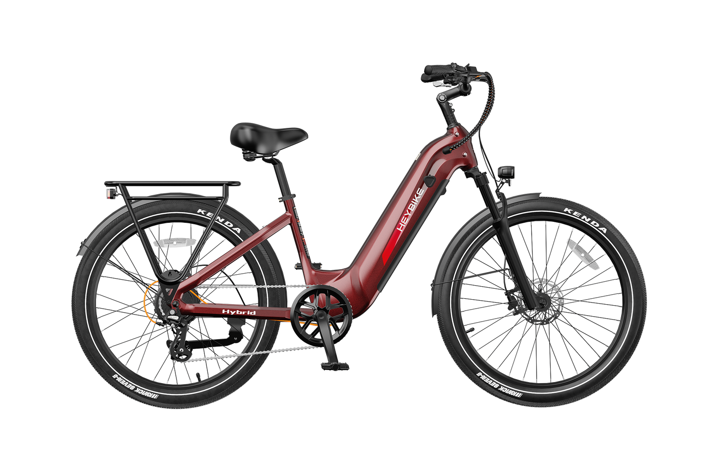 Heybike Hybrid Long Range Electric Commuter Bike 750W Peak