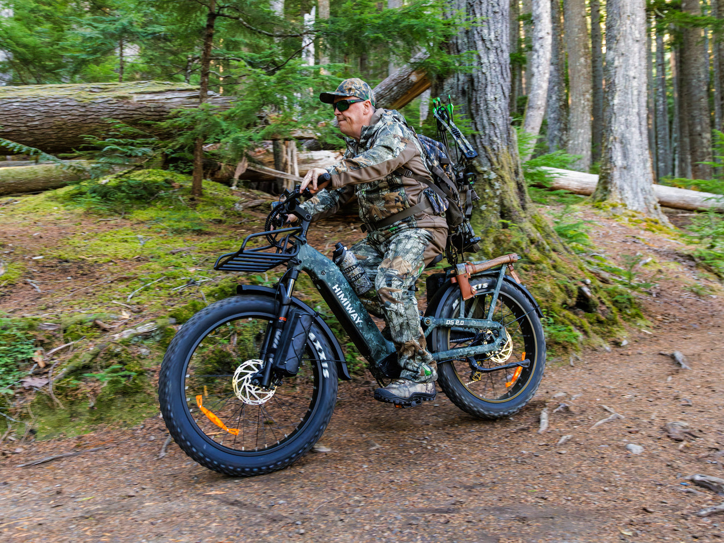 Himiway D5 2.0 Camo Full-Suspension Fat Tire Electric Hunting Bike
