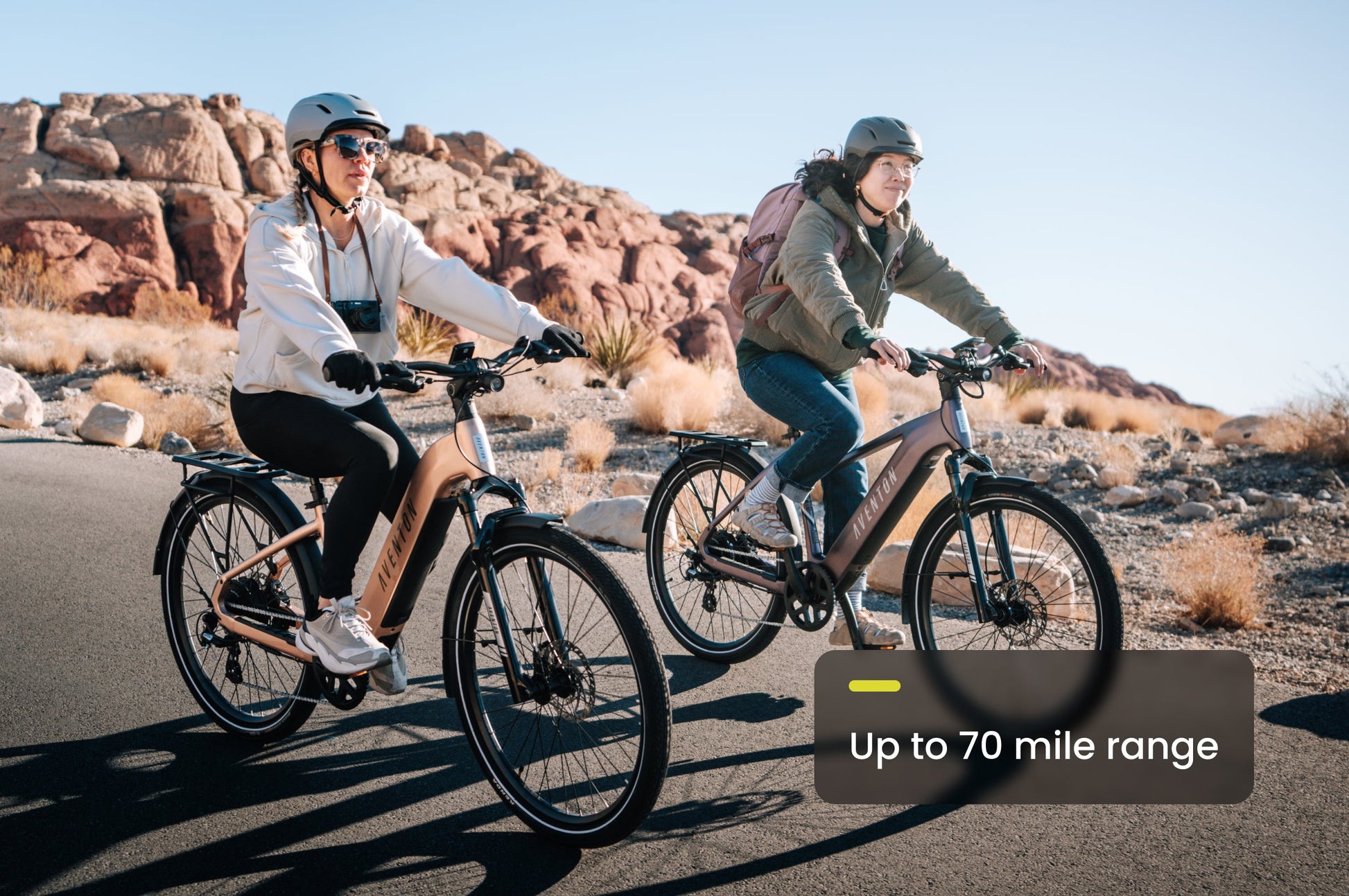 Aventon Level 3 Step-Through Electric Commuter Bike, Multi-Terrain