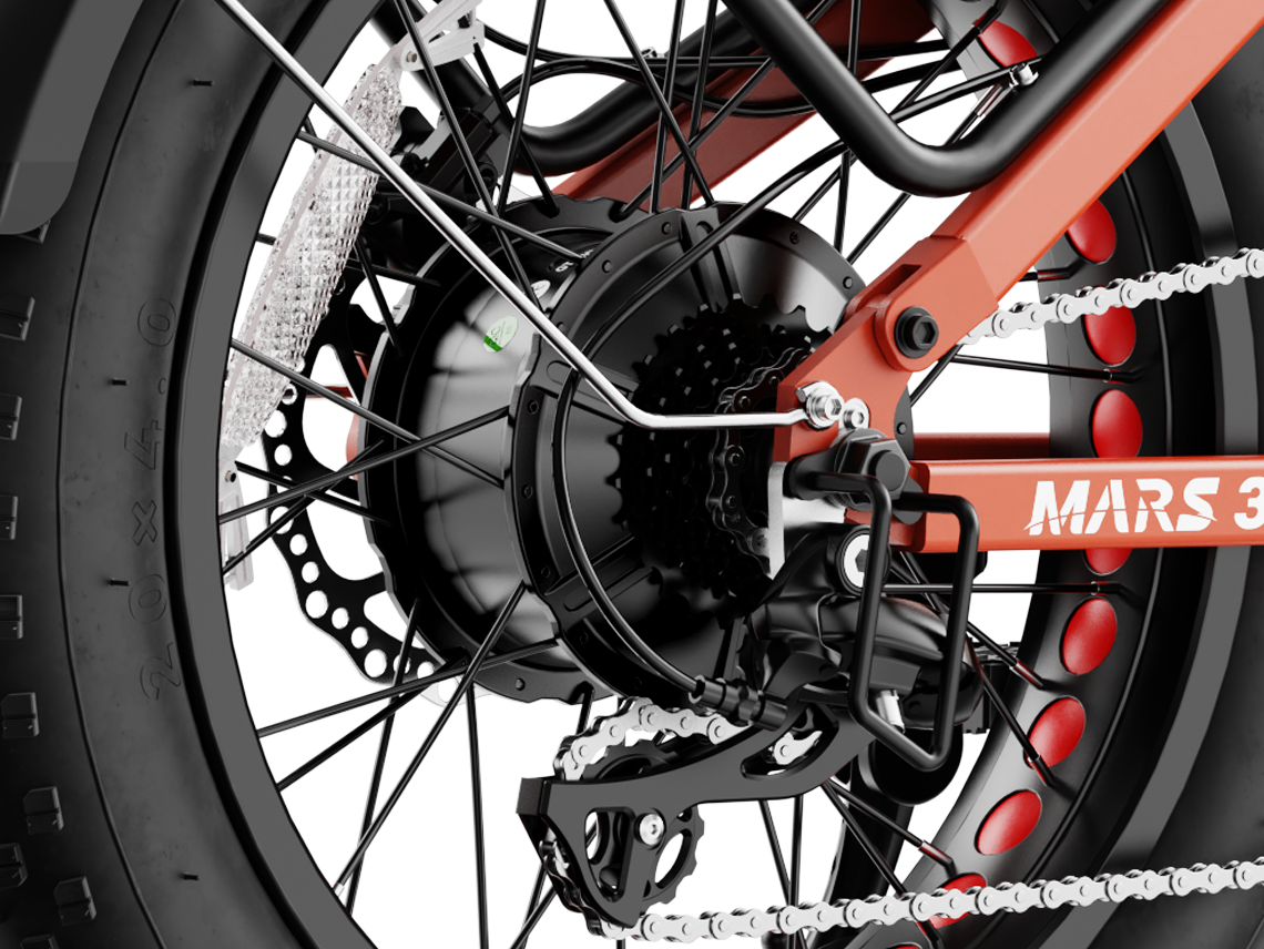 Heybike Mars 3.0 Folding Fat Tire Electric Bike 750W