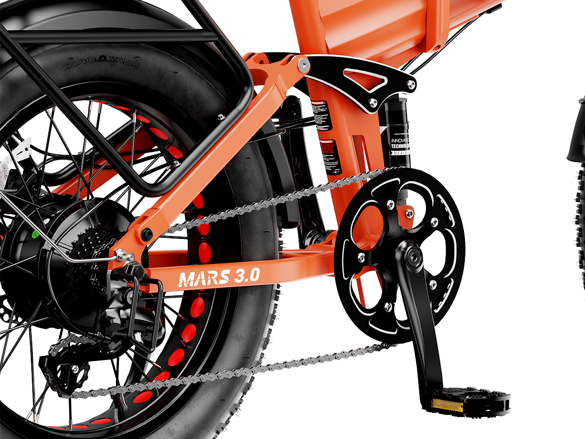 Heybike Mars 3.0 Folding Fat Tire Electric Bike 750W