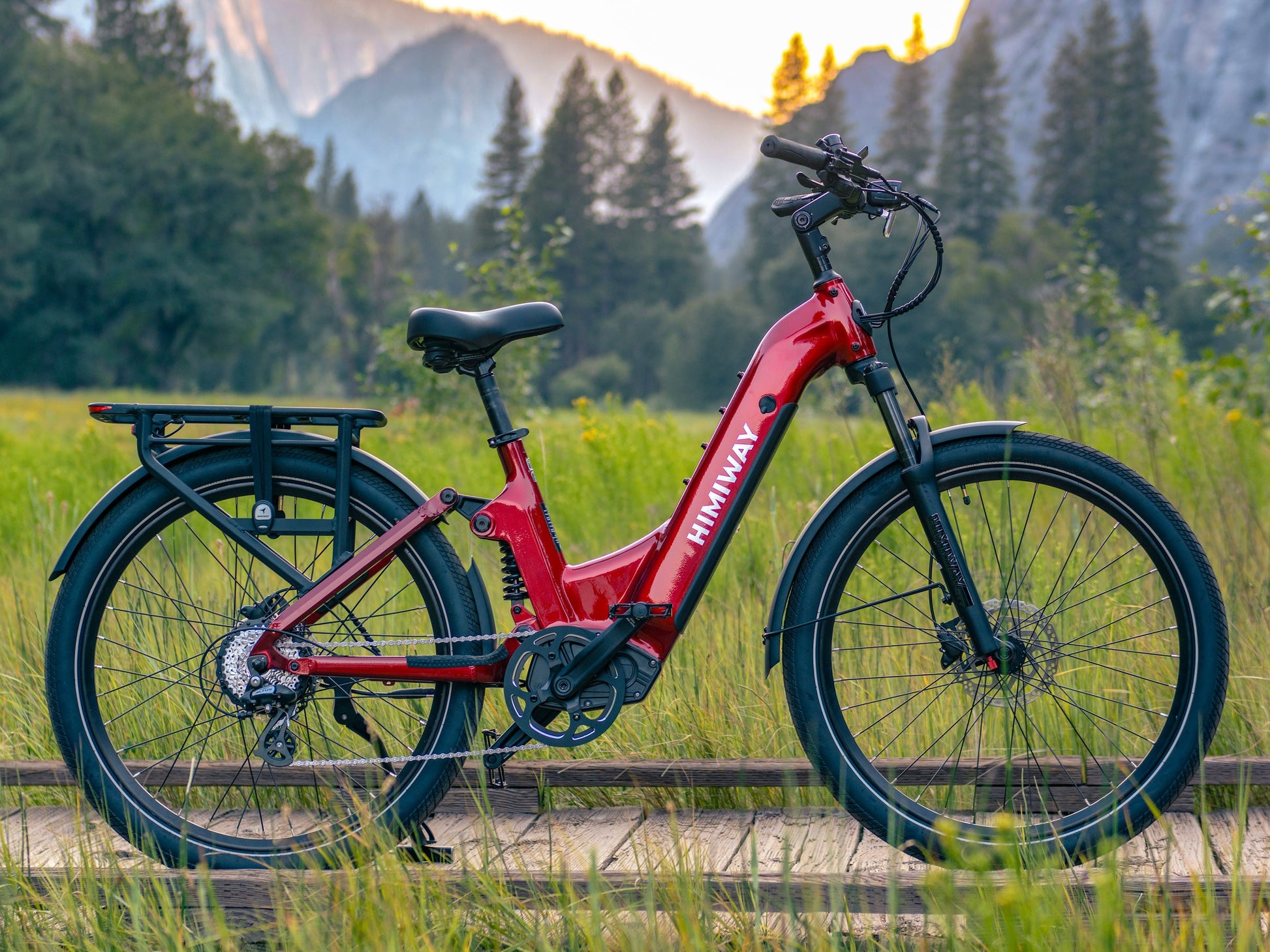 Himiway A7 Full Suspension Step-Thru Commuter eBike