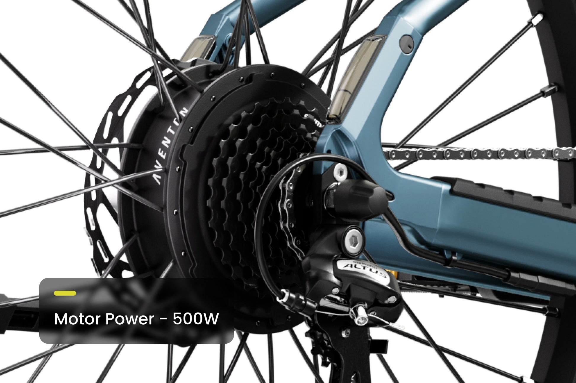 Aventon Pace 4 Step-Through Electric Cruiser Bike 500W