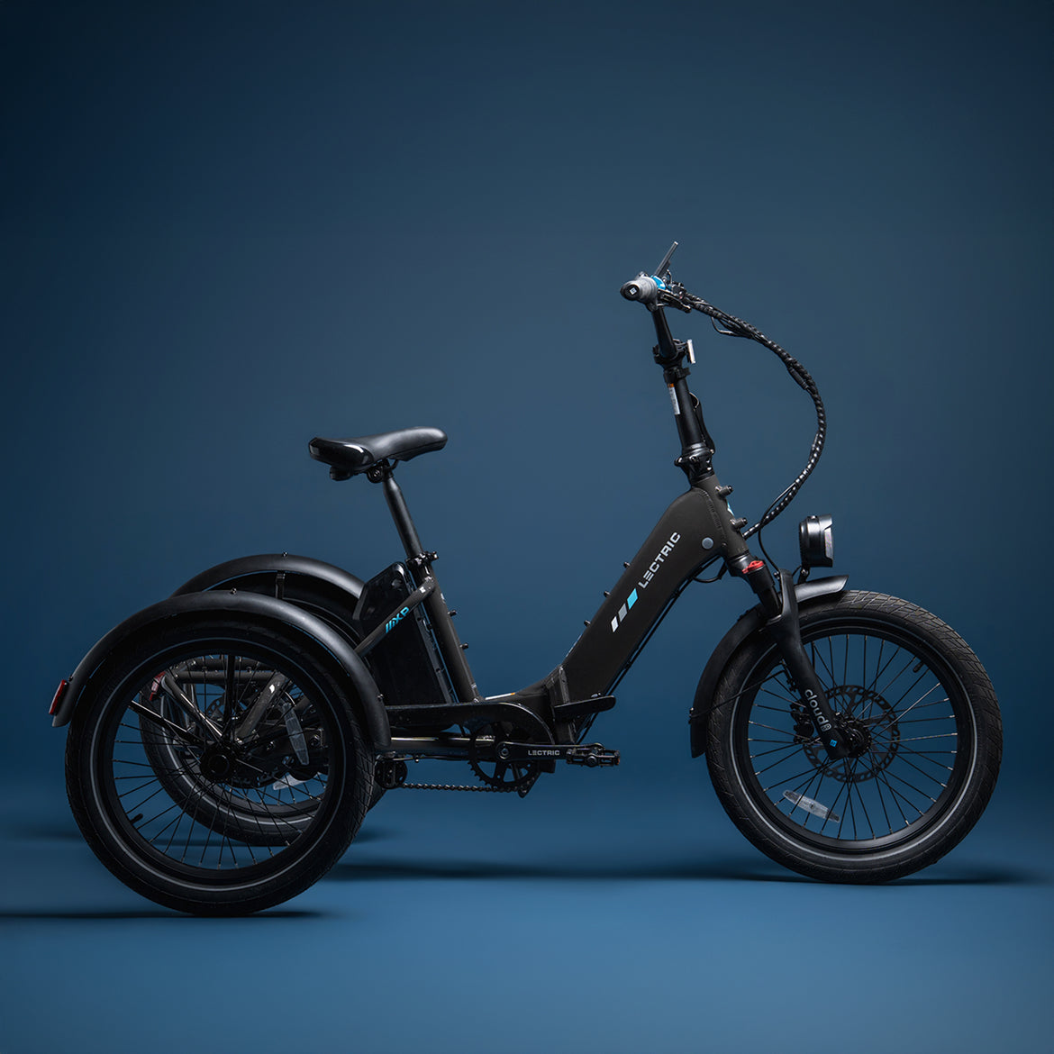 Lectric eBikes XP Trike2 Tempest Grey Electric Trike Foldable