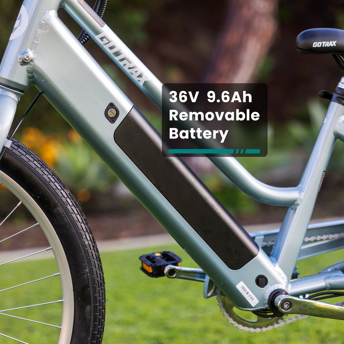 GOTRAX Aeroluxe Electric Beach Cruiser Bike: Stylish, Comfortable, Power-Assisted Rides